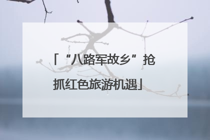 “八路军故乡”抢抓红色旅游机遇