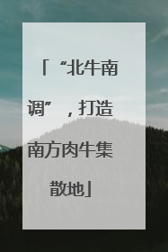 “北牛南调”，打造南方肉牛集散地