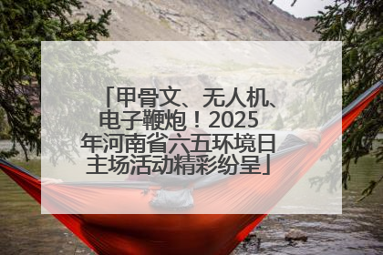 甲骨文、无人机、电子鞭炮！2025年河南省六五环境日主场活动精彩纷呈