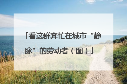 看这群奔忙在城市“静脉”的劳动者（图）