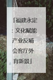 福建永定：文化赋能 产业反哺 会客厅外育新景