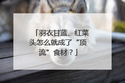 羽衣甘蓝、红菜头怎么就成了“顶流”食材？