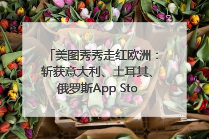 美图秀秀走红欧洲：斩获意大利、土耳其、俄罗斯App Store分类榜第一