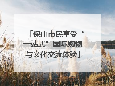 保山市民享受“一站式”国际购物与文化交流体验