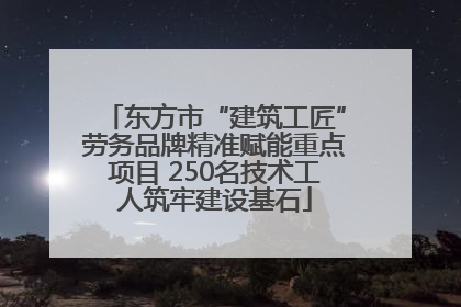 东方市“建筑工匠”劳务品牌精准赋能重点项目 250名技术工人筑牢建设基石