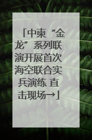 中柬“金龙”系列联演开展首次海空联合实兵演练 直击现场→
