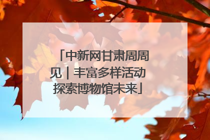 中新网甘肃周周见｜丰富多样活动探索博物馆未来