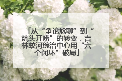 从“争论尬聊”到“炕头开唠”的转变，吉林蛟河综治中心用“六个闭环”破局