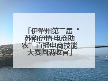 伊犁州第二届“苏韵伊情·电商助农”直播电商技能大赛圆满收官