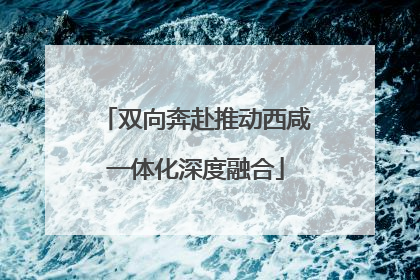 双向奔赴推动西咸一体化深度融合