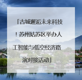古城邂逅未来科技！苏州姑苏区举办人工智能与低空经济路演对接活动