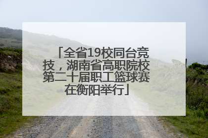 全省19校同台竞技，湖南省高职院校第二十届职工篮球赛在衡阳举行
