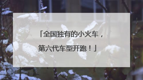 全国独有的小火车，第六代车型开跑！