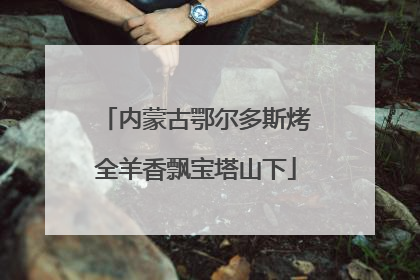 内蒙古鄂尔多斯烤全羊香飘宝塔山下
