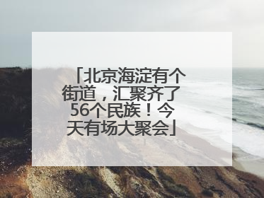 北京海淀有个街道，汇聚齐了56个民族！今天有场大聚会