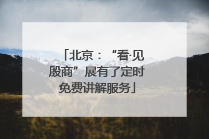 北京：“看·见殷商”展有了定时免费讲解服务