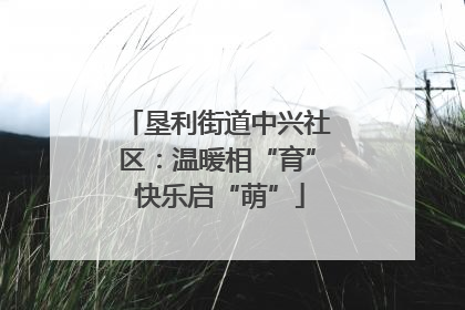 垦利街道中兴社区：温暖相“育” 快乐启“萌”