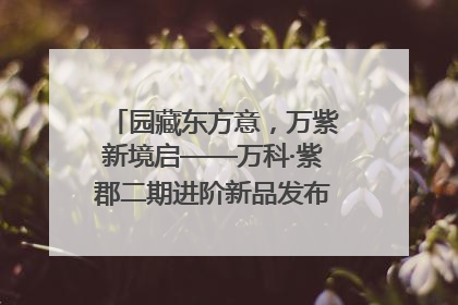 园藏东方意，万紫新境启——万科·紫郡二期进阶新品发布会风雅绽放
