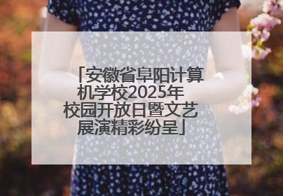 安徽省阜阳计算机学校2025年校园开放日暨文艺展演精彩纷呈