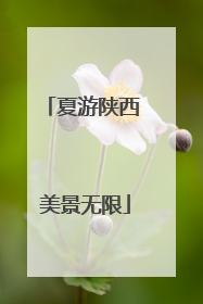 夏游陕西 美景无限