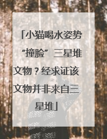 小猫喝水姿势“撞脸”三星堆文物？经求证该文物并非来自三星堆