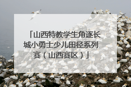 山西特教学生角逐长城小勇士少儿田径系列赛（山西赛区）