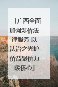 广西全面加强涉侨法律服务 以法治之光护侨益聚侨力暖侨心