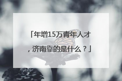 年增15万青年人才，济南靠的是什么？