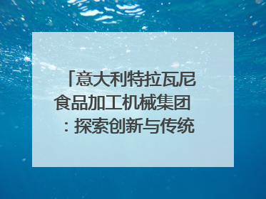 意大利特拉瓦尼食品加工机械集团：探索创新与传统结合的可能性｜西望四川