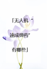 无人机“速成弹药”有哪些