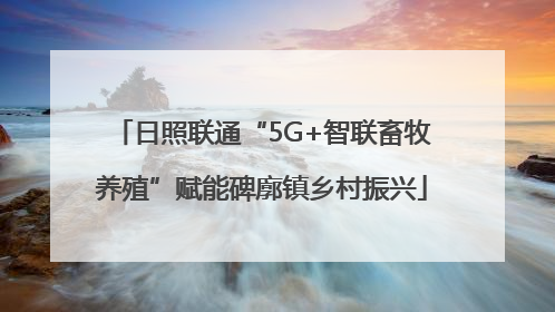 日照联通“5G+智联畜牧养殖”赋能碑廓镇乡村振兴