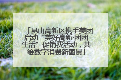 昆山高新区携手美团启动“美好高新·团团生活”促销费活动，共绘数字消费新图景