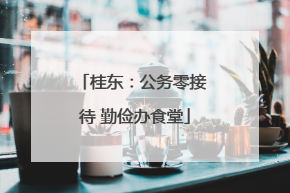 桂东：公务零接待 勤俭办食堂