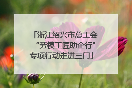 浙江绍兴市总工会“劳模工匠助企行”专项行动走进三门