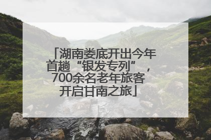 湖南娄底开出今年首趟“银发专列”，700余名老年旅客开启甘南之旅