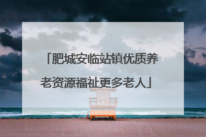 肥城安临站镇优质养老资源福祉更多老人