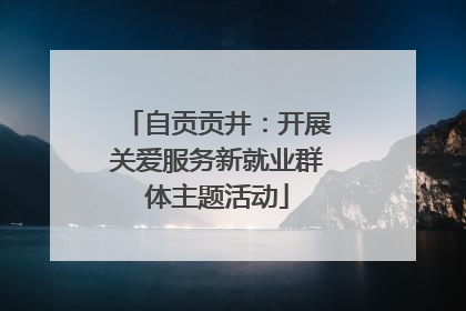 自贡贡井：开展关爱服务新就业群体主题活动