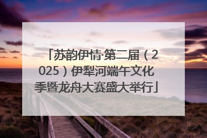 苏韵伊情·第二届（2025）伊犁河端午文化季暨龙舟大赛盛大举行