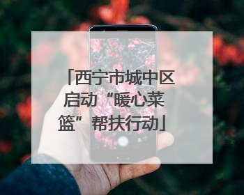 西宁市城中区 启动“暖心菜篮”帮扶行动