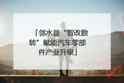 邻水县“智改数转”赋能汽车零部件产业升级