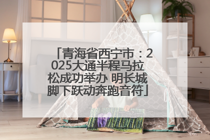 青海省西宁市：2025大通半程马拉松成功举办 明长城脚下跃动奔跑音符