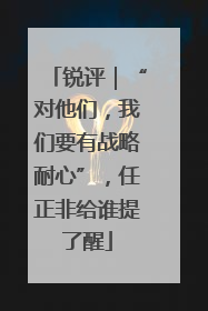 锐评｜“对他们，我们要有战略耐心”，任正非给谁提了醒