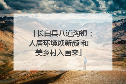 长白县八道沟镇：人居环境焕新颜 和美乡村入画来