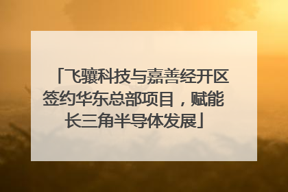 飞骧科技与嘉善经开区签约华东总部项目，赋能长三角半导体发展