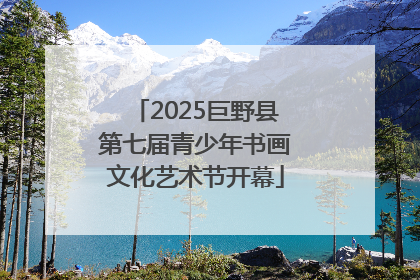 2025巨野县第七届青少年书画文化艺术节开幕