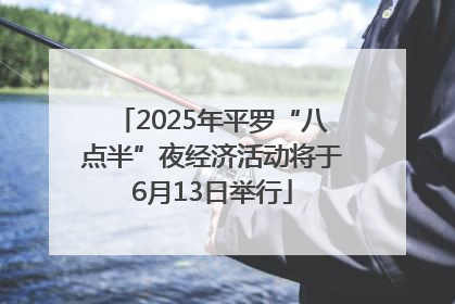 2025年平罗“八点半”夜经济活动将于6月13日举行