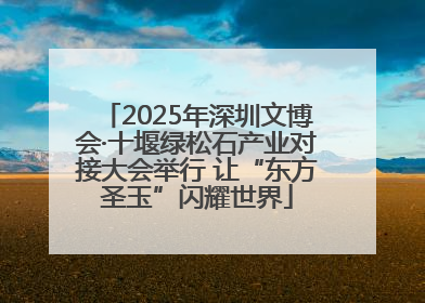 2025年深圳文博会·十堰绿松石产业对接大会举行 让“东方圣玉”闪耀世界