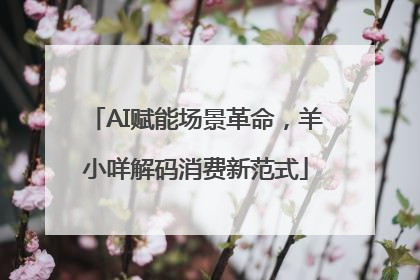 AI赋能场景革命，羊小咩解码消费新范式